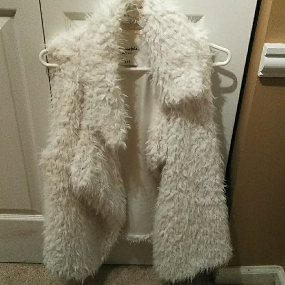 Soft faux fur vest